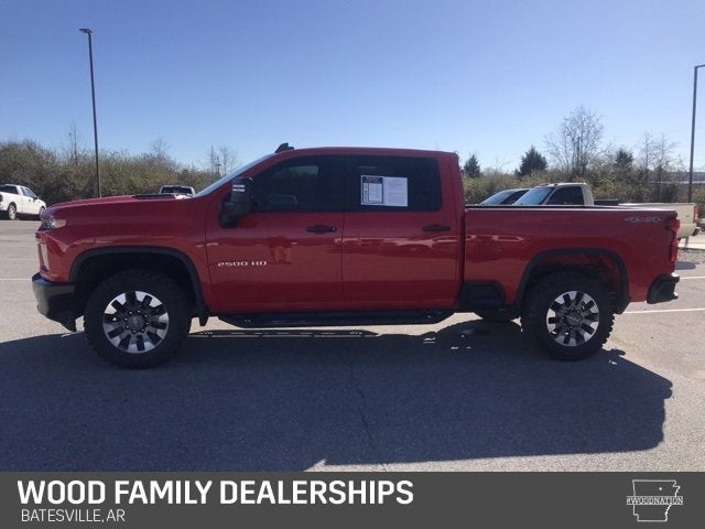 Used 2021 Chevrolet Silverado 2500HD Custom with VIN 1GC4YME74MF245829 for sale in Little Rock